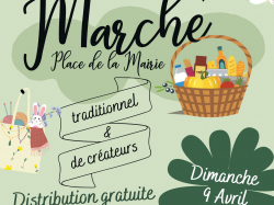 Marché de Pâques le 9 avril