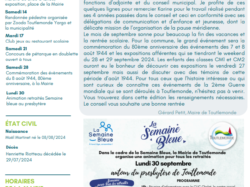 VOTRE GAZETTE DE SEPTEMBRE 2024