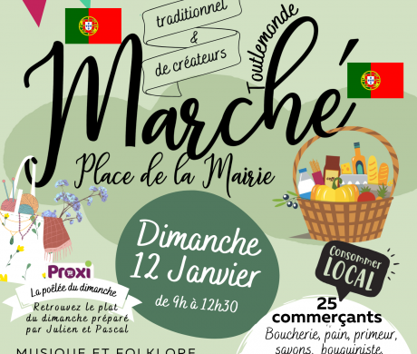 Marché, Expo, Folklore le dimanche 12 janvier. Venez y faire un tour !