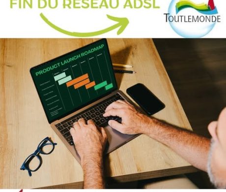 INFORMATION : FIN DU RESEAU ADSL A TOUTLEMONDE